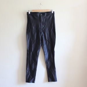 American Apparel black high waist Disco Pants L